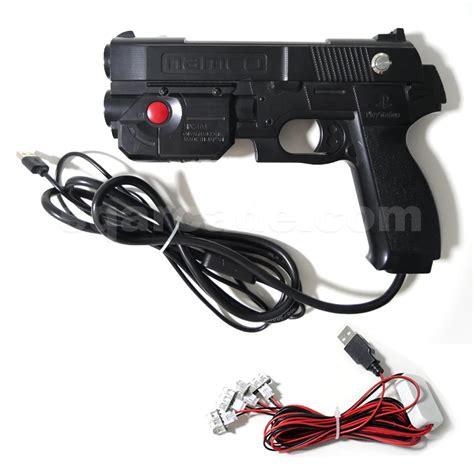 Arcade Game Gun Modified To Usb Light Guns With 4 Led Sensor For Pc