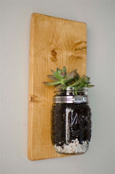 Maybe you would like to learn more about one of these? Mason Jar Wall Decor natural Color | Nature decor, Mason ...