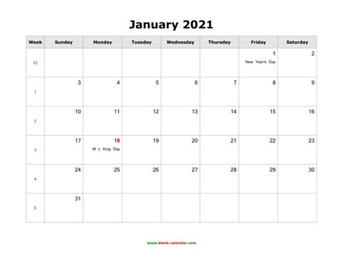 January 2021 Calendar With Holidays Us Uk Canada