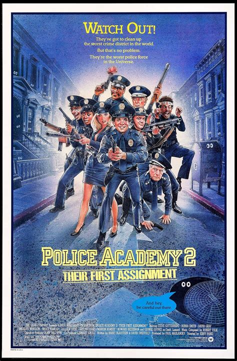 POLICE ACADEMY THEIR FIRST ASSIGNMENT S Movie Posters Classic Movie Posters Cinema