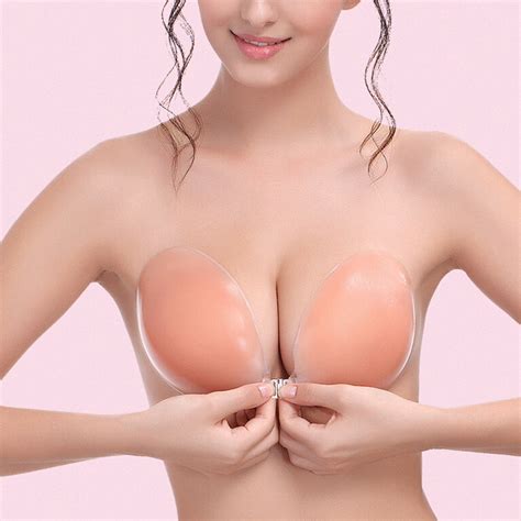 Sexy Silicone Strapless Bra Invisible Push Up Stealth Adhesive Backless