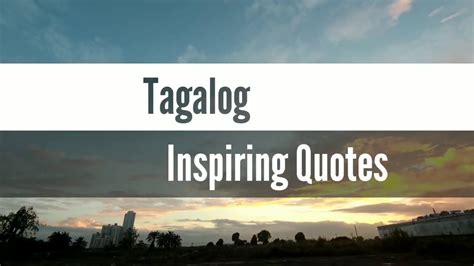 Tagalog Inspiring Quotes Youtube
