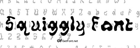 Download Squiggly Font Now Getfont