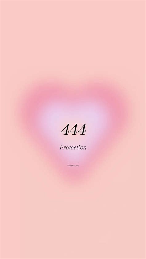 A Pink Heart With The Number 444 On Its Front And Back Side