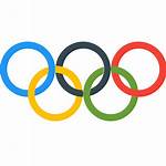 Olympic Icon Rings Circle Sports Five Icons