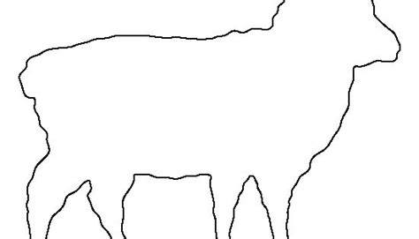 Printable sheep template jos gandos coloring pages for. Sheep pattern. Use the printable outline for crafts ...