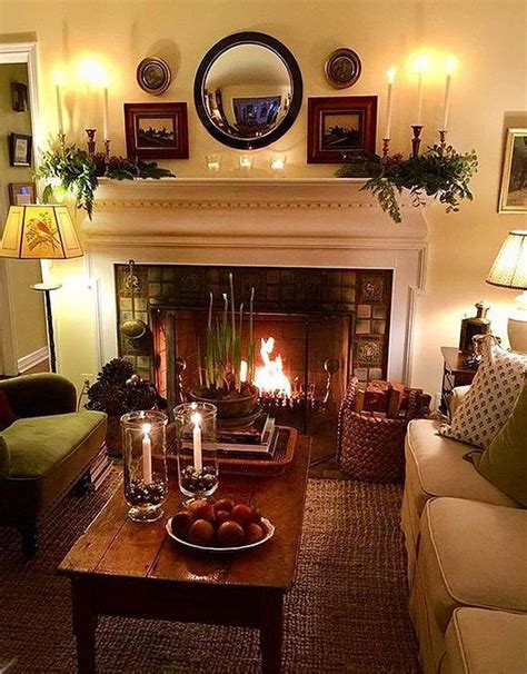 40 Stunning Living Room Decoration Ideas With Fireplace In 2020