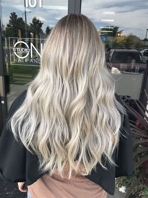 Silver Blonde By Kathy Nunez Balayage Hair Copper Balayage Hair Blonde
