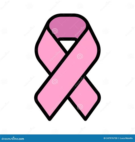 Pink Ribbon Breast Cancer Awareness Symbol Png Stock Photo