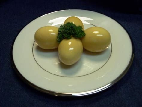 Easy Mustard Pickled Eggs Recipe Recipe Pickled Eggs