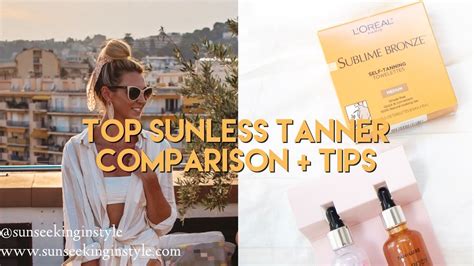 Top Sunless Tanning Products Review Comparison And Tips Youtube