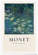 Monet - Water Lilies, Nymphéas Poster | JUNIQE
