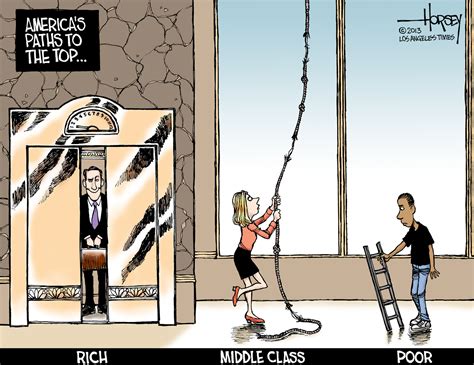 Cartoon Americas Economic Inequality