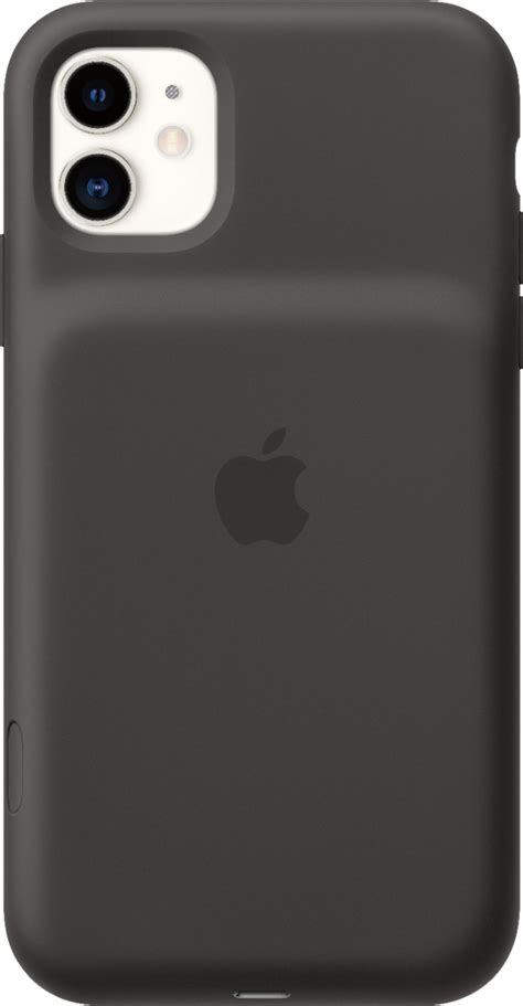 Apple Iphone 11 Smart Battery Case Black Mwvh2lla Best Buy