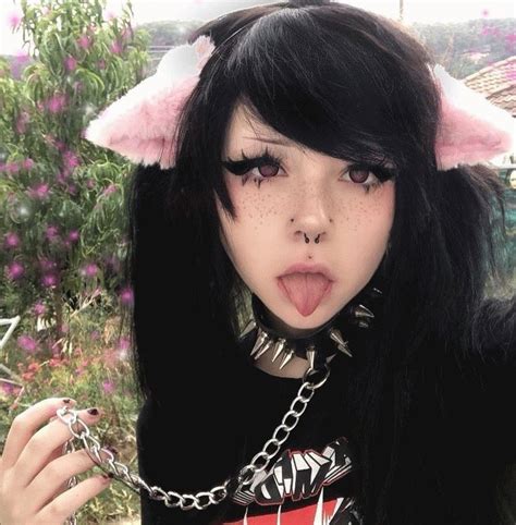 Aesthetic Goth Gothgirl Gothic Cosplaystyle Cosplay Grunge Neko