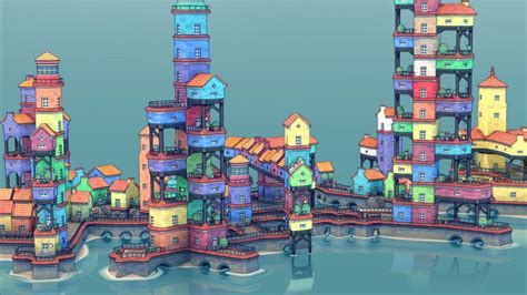 Chill Building Sim Townscaper Is Now Playable In Your Browser