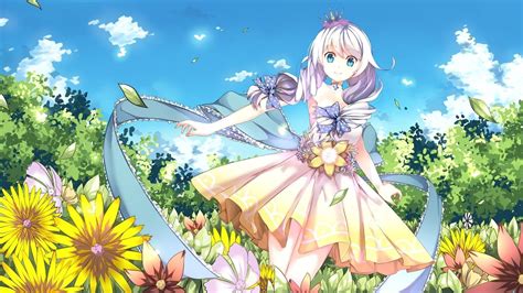 Flower Anime Girl Pfp
