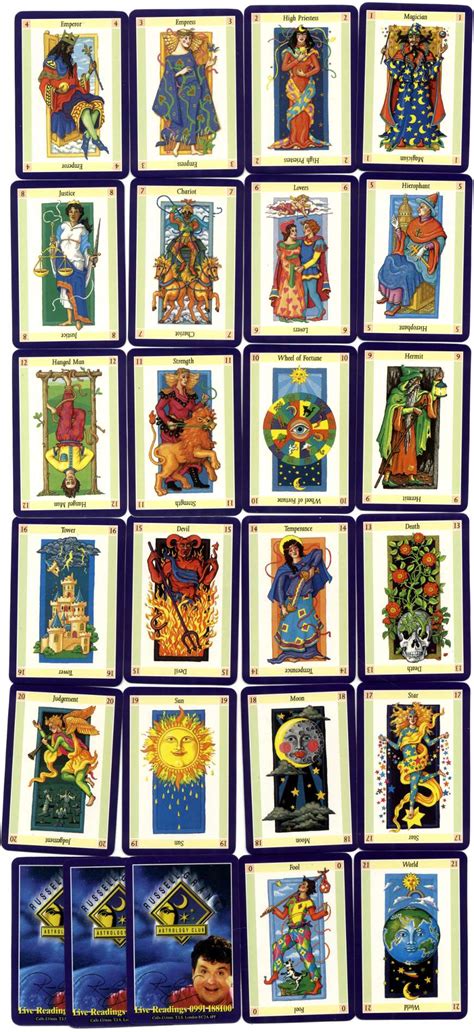 Mar 13, 2017 · a historical underpinning of astrological tarot correspondences. Russell Grant tarot - The World of Playing Cards