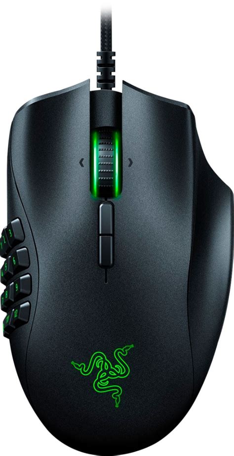 Razer Naga Classic Edition Wired Optical Mmo Gaming Mouse 12 Buttons Chroma Rgb Black
