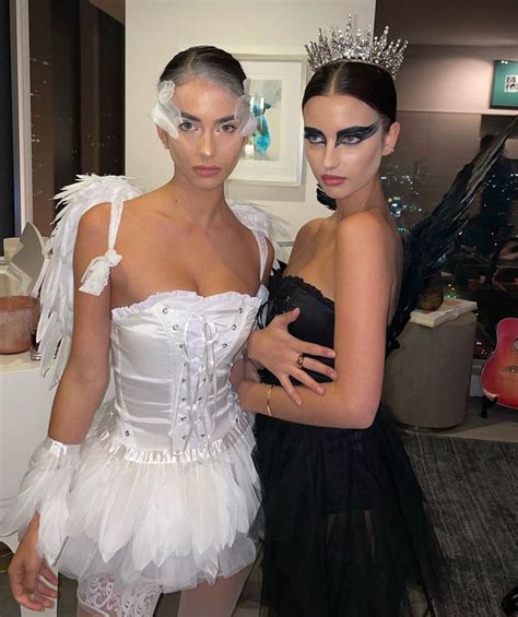 Elisha Herbert On Instagram Black And White Swan Meet Halloween