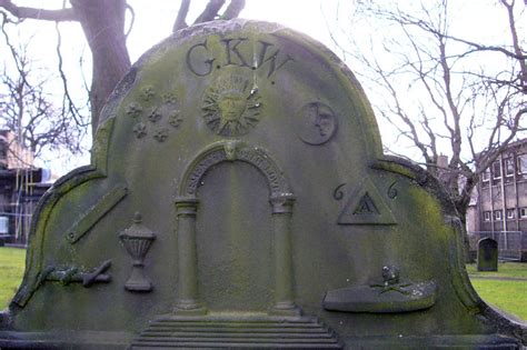 Masonic Grave Gravestone In Greyfriars Kirkyard In Edinbur Flickr