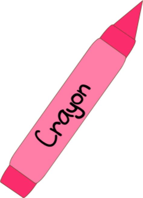 Crayon Clipart Pink Crayola Crayon Animated Png Free