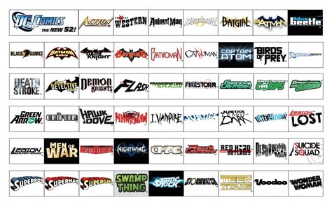 Les Logos Des New 52 Comicsblogfr