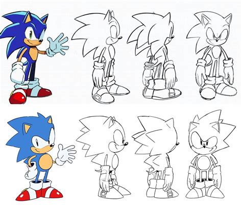 Edicion In 2021 How To Draw Sonic Sonic Art Draw Sonic