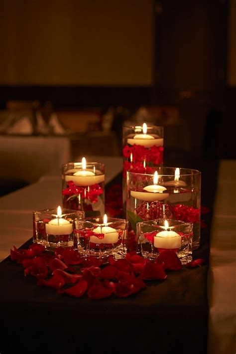 Romance Valentine Candle Decor Ideas Pinterest Romantic Dinner