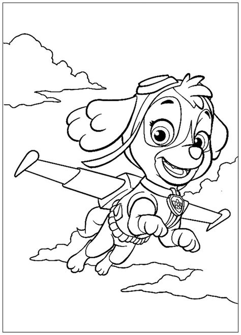Coloring For Kids Paw Patrol Coloring Page In 2020 Paw Patrol