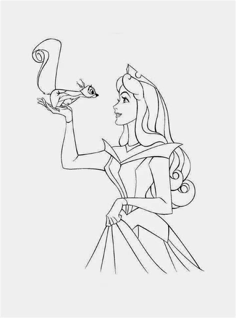 Aurora and phillip holds hands. Coloring Pages: Princess Aurora free printable coloring pages