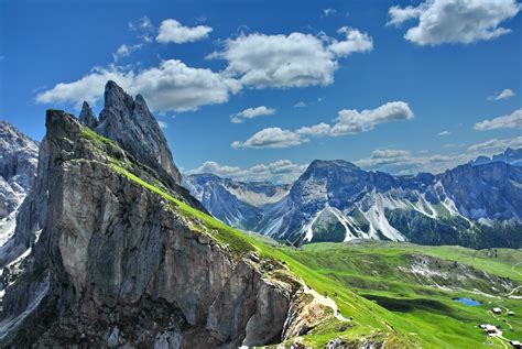 Alps Mountain Desktop Background Dolomites Gardena Italian Alps
