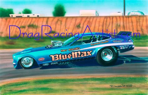 B Max At The Oc Raymond Beadles Blue Max Mustang Ii Drag R