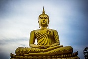 Free photo: Photo of Golden Gautama Buddha - Art, Tourism, Thailand ...