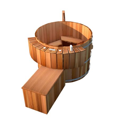 Northern Lights Classic Deluxe Wooden Hot Tub 4 Person Firehouse
