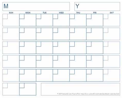 Printable Calendar Grid Weekly Calendar Template Calendar Template