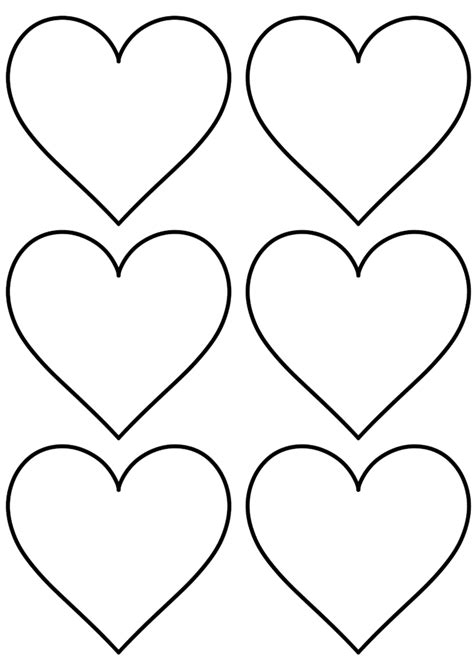 12 Free Printable Heart Template Cut Outs Laptrinhx News