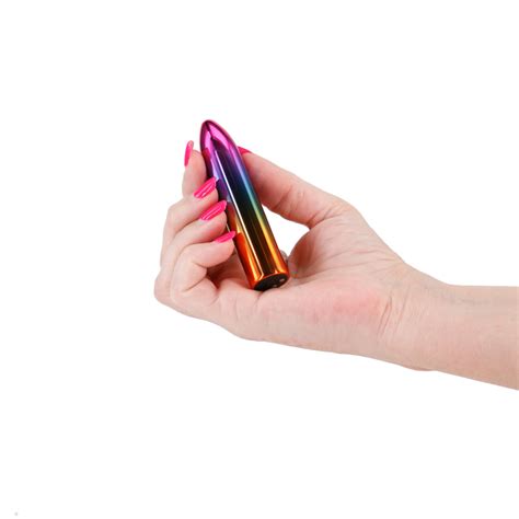 Chroma Rainbow Slim Elegant Travel Friendly Bullet Vibrator Medium