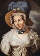 Stephanie de Beauharnais-Baden wearing a bonnet by ? (location unknown ...