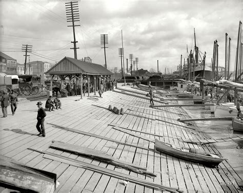 Lugger Landing 1906 Shorpy Historic Photo Archive New Orleans