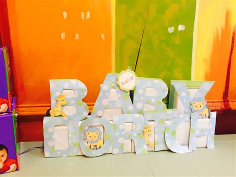 Do you have baby shower messages to write on card? Baby name blocks Wrap Kleenex boxes & add ribbons, letters and other stickers decorations to ...