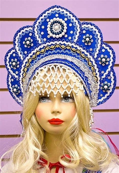 kokoshnik russian traditional folk slavic costume crown headpiece headdress princess tiara
