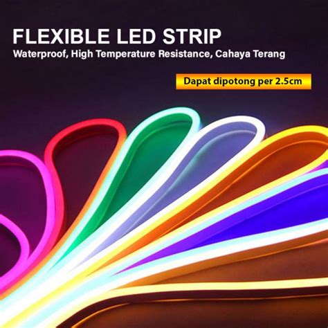 Waterproof Lampu Led Neon Flex Strip Light Flexible Ip 65