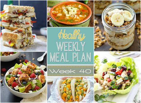 Healthy Meal Plan Week 40 With Salt And Wit