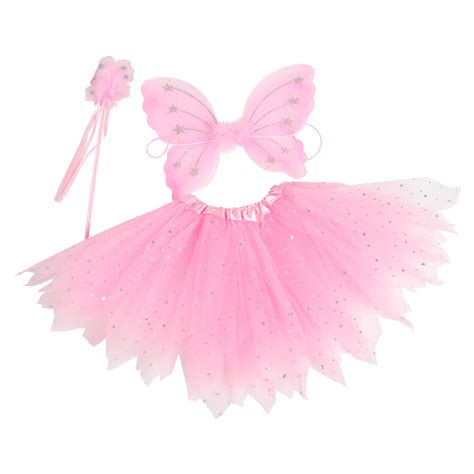 Fairy Tutu Set Pink Tutu T Set Including Sparkly Tutu Skirt Mini