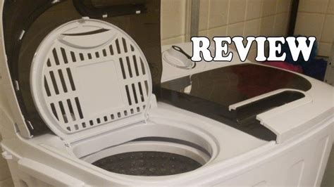 Zeny Portable Compact Mini Twin Tub Washing Machine Review Youtube