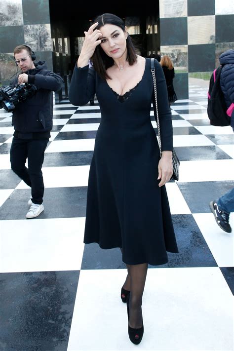 Monica Bellucci Christian Dior Fashion Show In Paris 01222018 • Celebmafia