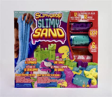 Slimygloop Slimy Sand Surprise 12 Piece Moldable Stretchable Sand Set