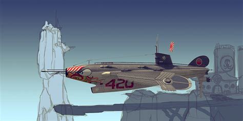 Flying Submarine Wip By Shaka Zl On Deviantart