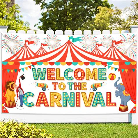 Buy Extra Large Welcome To The Carnival Banner 72x44 Inch Carnival